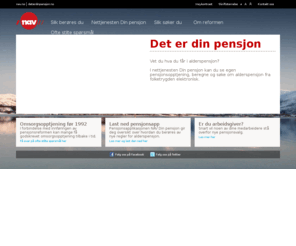 deterdinpensjon.no: Det er din pensjon
