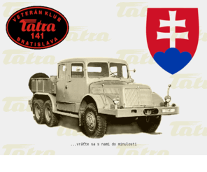 tatra141.sk: Veterán klub Tatra 141
Veteran klub Tatra 141, renovacie historickych vozidiel Tatra.