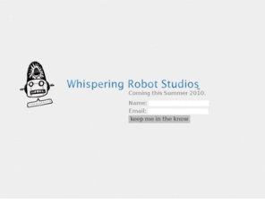 whisperingrobot.com: Whispering Robot Studios
Whispering Robot Studios - Just another WordPress weblog