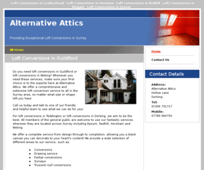 alternativeattics.com: Loft Conversions in Surrey : Alternative Attics
For loft conversions in Guildford or loft conversions in Woking, call today.