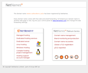 carbookers.asia: The domain DOMAIN is registered by NetNames
