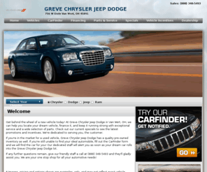 grevechryslerjeepdodgeofvanwert.com: Greve Chrysler Jeep Dodge | New Chrysler, Dodge, Jeep, Ram dealership in Van Wert, OH 45891
Van Wert, OH New, Greve Chrysler Jeep Dodge sells and services Chrysler, Dodge, Jeep, Ram vehicles in the greater Van Wert