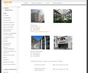 isitip.it: Portale ISITIP
ISITIP - Istituzione Scolastica di Istruzione Tecnica Industriale e Professionale