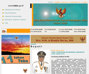 tebo.go.id: Website Resmi Kabupaten Tebo
