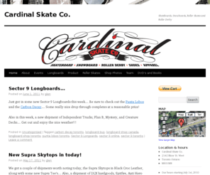 cardinalskate.com: Cardinal Skate Co. | Skateboards, Snowboards, Roller Skates and Roller Derby
