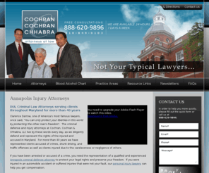 marylanddui.com: Annapolis Injury Attorneys | Criminal Defense and DUI | Cochran Cochran Chhabra Law Firm
When looking for a DUI attorney in Annapolis or representation for personal injury or criminal defense, the attorneys at Cochran Cochran Chhabra have the experience to represent your case.