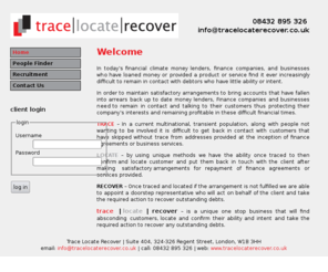 tracelocaterecover.co.uk: Trace | Locate | Recover
Page Description