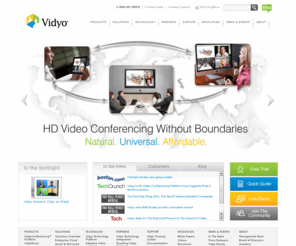 vidyocontact.com: Video Conferencing | Video Teleconferencing  | Personal Telepresence Systems | Vidyo
 Vidyo - business video conferencing systems and software. Multipoint HD video communications from the conference room to the desktop over converged IP networks. PC video conferencing with H.264 scalable video coding.