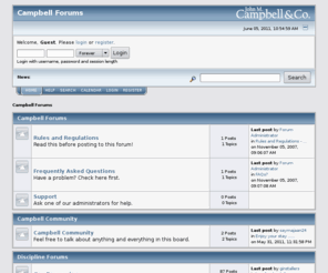 campbellforums.com: Campbell Forums - Index
Campbell Forums - Index