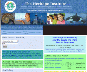 hol.edu: The Heritage Institute
Continuing education at Heritage Institute. Heritage offers courses for teachers, customized independent study, online teacher training and more. Take a look at teachers training courses online. 