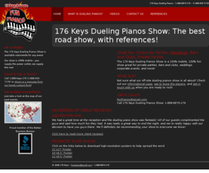 littlerockduelingpianos.com: 176 Keys Dueling Pianos
Traveling dueling pianos & comedy for private parties, bars and weddings - we bring everything but electricity!