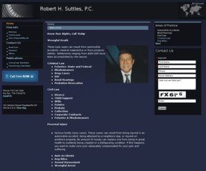 roberthsuttles.com: Fayetteville Automobile Accidents Attorneys | Georgia Bond Hearings, Civil Law Lawyers, Law Firm -  Robert H. Suttles, P.C.
Fayetteville Automobile Accidents Attorneys of Robert H. Suttles, P.C. pursue cases of Automobile Accidents, Bond Hearings, and Civil Law in Fayetteville Georgia.