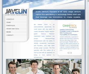 stepfiveventurepartners.org: Javelin Venture Partners
Javelin Venture Partners is an early stage venture capital firm specializing in technology based start-ups that leverage key innovations to create scalable, high-growth companies.