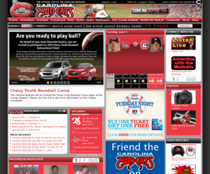 gomudcats.com: The Official Site of Minor League Baseball | Carolina Mudcats Homepage
The Official Site of Minor League Baseball | Carolina Mudcats Homepage