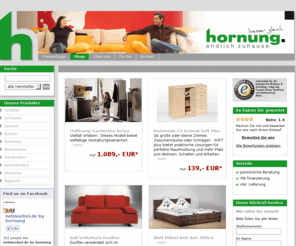 hornung.mobi: Willkommen bei Möbel Hornung Ihrem Einrichtungsspezialisten für Wohnzimmer, Schlafzimmer, Esszimmer, Küchen und Bad
Besser gleich zu hornung - endlich zuhause