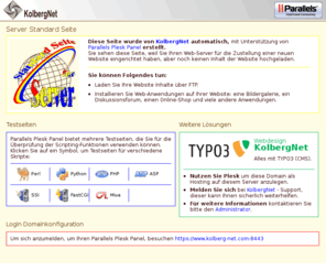 kolberg-net.com: Server Standard Seite
