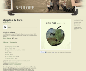 neulore.com: Apples & Eve, by Neulore
7 track album