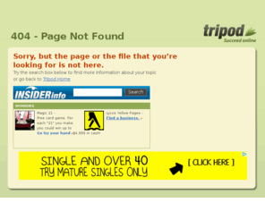altmedlearn.com: Tripod - Succeed Online | Error
Tripod is a free web host with easy site building tools for blogs, photo albums, Microsoft FrontPage(®) support, and ftp, as well as a variety of subscription packages to choose from. Features include safe and reliable hosting, online help, and a variety of tools and services to give the flexibility you need.