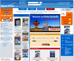 avions-fusees.com: Film avion en DVD, Le specialiste des films DVD d'aviation et avion de guerre
avions-fusees.com : le spécialiste du DVD sur le net et dans les airs. Un large choix de films en DVD sur l'aviation. découvrez les avions de toutes les guerres que notre histoire a traversée. Extrait streaming de nos DVD disponible.
