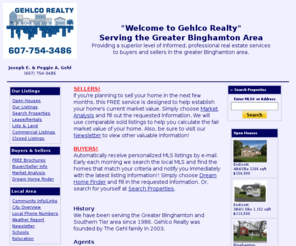 gehlcorealty.biz: Moving to Binghamton? Binghamton Realtor and Binghamton Homes for Sale. Joe  Gehl (607) 754-3486
Greater Binghamton's premier real estate service with homes for sale in the Greater Binghamton NY Area