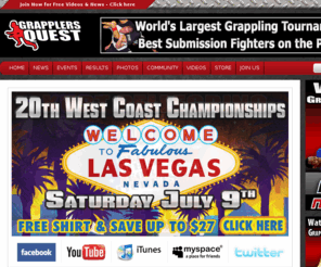 grapplingevent.com: Grapplers Quest Submission Grappling Tournaments BJJ Competitions Wrestling Events
Grapplers Quest Grappling Tournaments, BJJ Events, Brazilian Jiu Jitsu Competition, Submission Tournament, wrestling meet, grappling news forum