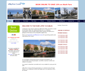 liffeyrivercruises.com: Liffey River Cruises | Home
Sight-Seeing Cruises on Dublins River Liffey Boat Trips Visitor Attraction.