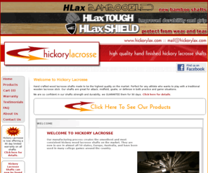 woodenlacrosseshafts.com: Hickory Lacrosse - Wood Lacrosse Shafts - High Quality and Hand Finished
Manufacturing high quality, hand-finished hickory wooden lacrosse shafts. Available in short pole (attack), long pole (defense), box pole, and goalie.