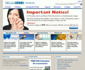 mailerssoftware.com: US Address Lookup & VerifyMelissa DATA Corp | Data Quality Tools | Mailing Software | Sales Leads | Data Services
For data quality management tools, mailing software, consumer and residential mailing lists, address verification, and NCOA services, visit MelissaData.com, a leading source of cost effective, direct marketing database solutions. 