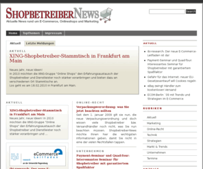 shopbetreiber-news.de: Shopbetreiber-News - Aktuelle News rund um E-Commerce, Onlineshops und Marketing
Aktuelle News rund um E-Commerce, Onlineshops und Marketing