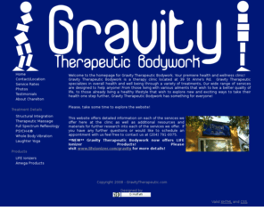 gravitytherapeutic.com: Gravity Therapeutic Bodywork
Gravity Therapeutic Bodywork