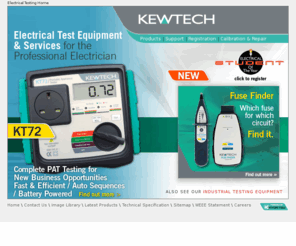 kewtechcorp.com: Kewtech Corporation | Home
Kewtech - Electrical Testing and Diagnostic Instruments