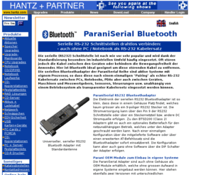 paraniserial.com: PromiSerial RS232 Bluetooth Kabelersatz für den industriellen Einsatz
Die PromiSerial RS-232 Bluetooth Adapter und OEM Einbauversionen von Initium sind universell als drahtloser serieller Kabelersatz mit jedem RS232 Gerät, wie PC, Notebook, PDA, Maschinen, Steuerungen und Sensoren verwendbar.