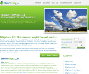 strom-billig.net: Billig Strom: Billiger Strom durch Billigstrom Vergleich
Billig Strom: Billiger Strom durch den Billigstrom Anbieter Vergleich mit dem kostenlosen Billigstromrechner von Strom-billig.com