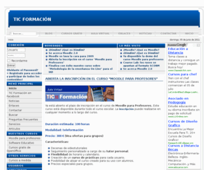 ticformacion.com: TIC Formación - Inicio
Formación en nuevas tecnologías aplicadas a la educación, Nuevo tema de Moodle para el año nuevo, dimdim, aplicación web gratuita para videoconferencias, Curso Moodle para profesores. Creación de cursos on line.