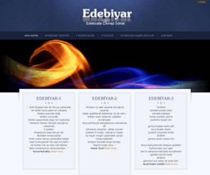 edebiyar.com: :: EDEBİYAR :: EDEBİYATA ÇIKMAZ SOKAK ::
:: EDEBİYAR :: EDEBİYATA ÇIKMAZ SOKAK ::