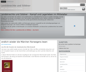 landsknechte-und-soeldner.de: Landsknechte und Söldner
Kampf und Lagerleben im Mittelalter