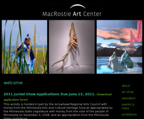 macrostieartcenter.org: MacRostie Art Center in Grand Rapids Minnesota
