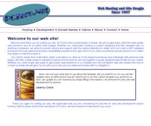 pczero.org: PCZero.Net! - Web Design and Web Hosting in Richmond Virginia
PCZero.Net! - We offer Custom Web Development And Hosting For Everyone!  Chat, Message Boards, MySQL, PHP, Miva, and Many Other Features Are Offered.