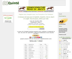 01quinte.fr: Pronostic PMU 01 Quinté - Un couplé de base ...