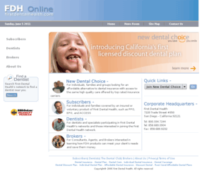 firstdentalhealth.com: First Dental Health - Dental Insurance: Affordable Dental Coverage & Dental Discount Plan
