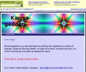 karma-geddon.com: Home Page
Home Page