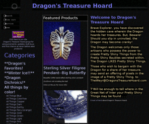 msdragon.com: Dragon's Treasure Hoard
Dragons Treasure Hoard, Quality designer products for jewelry artists at starving artist prices