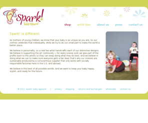 sparkbabyapparel.com: Spark! baby apparel
Spark! baby apparel