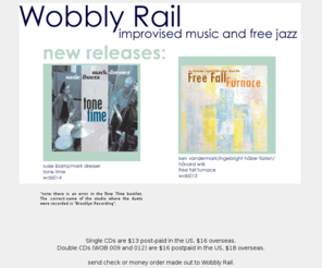 wobblyrail.com: Wobbly Rail: Improvised Music and Free Jazz
