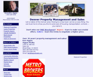 Property Management Denver on Aggusrealty Com  Welcome To Ken Aggus And Aggus Realty Welcome To Ken