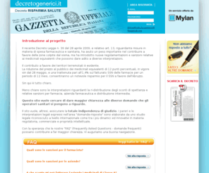 decretofarmacia.com: homepage   Internet Data Solutions sas   software & services for successful e people
Internet Data Solutions - Software & Services for successful e-people. Internet Data Solutions distribuisce per l'Italia i migliori software professionali e fornisce servizi web caratterizzati da un elevato standard qualitativo