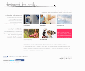 designedbyemily.com: Designed by Emily Ltd
A boutique design agency specialising in simple, beautiful design...