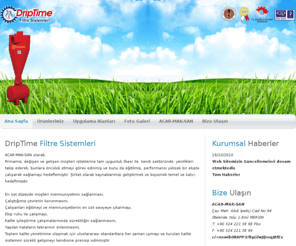 driptimefilters.com: DripTime Filtre Sistemleri
DripTime Filtre Sistemleri