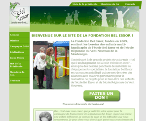 fondationbelessor.org: Fondation Bel Essor
Fondation Bel Essor pour les enfants handicapés