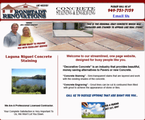 lagunaniguelconcretestaining.com: Laguna Niguel Concrete Staining
laguna niguel concrete staining